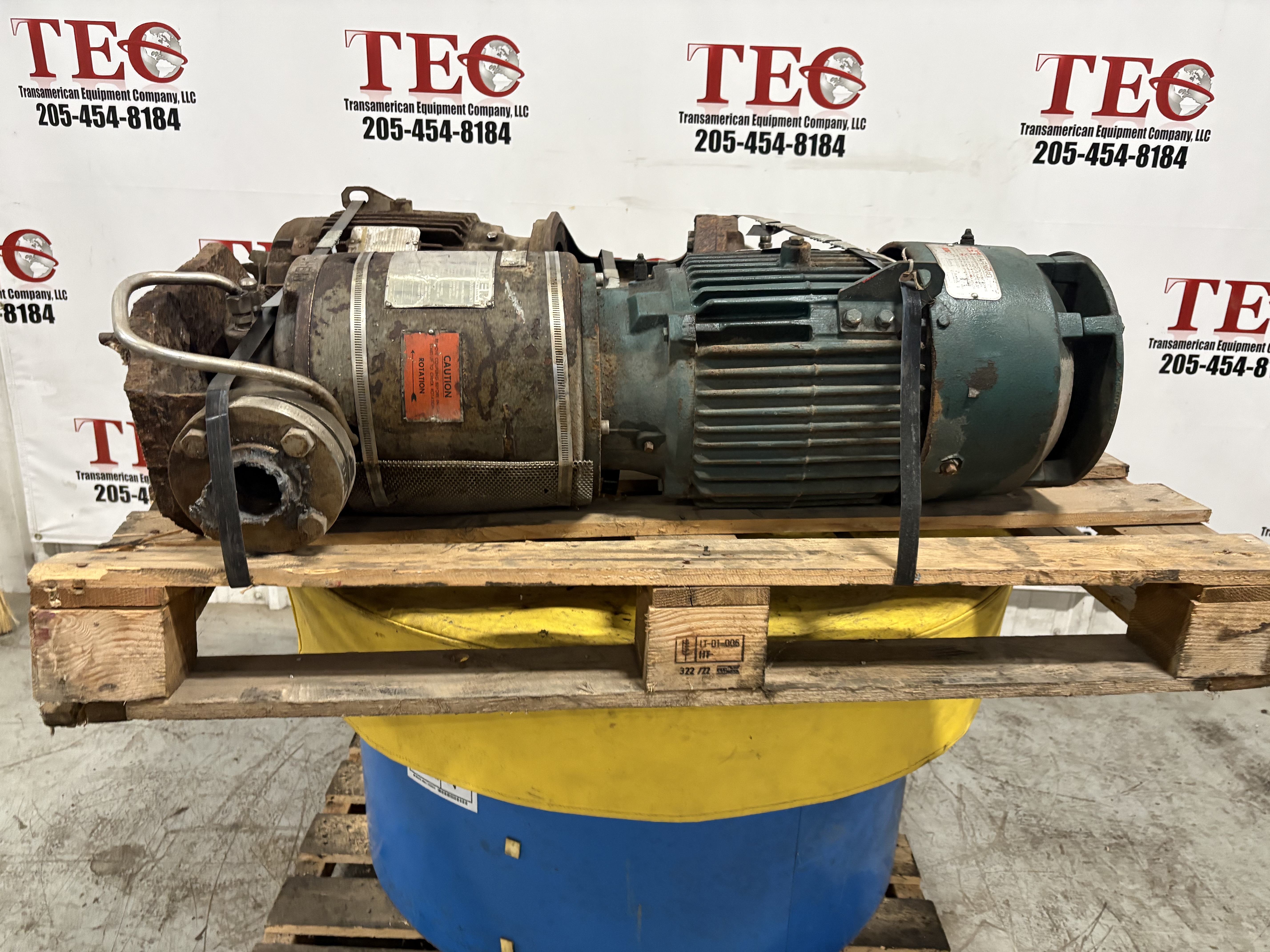 Union 1-1/2 PTOEU5-VV 1-1/2x2x7 VCM Pump w/ Reliance Electric P2